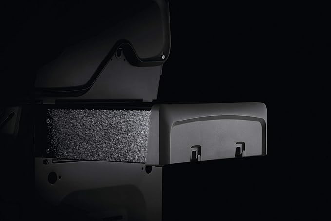 Napoleon Rogue 425 Natural Gas Grill with Range Side Burner, Black, 3 Stainless Steel Main Burners, Durable Heat Control