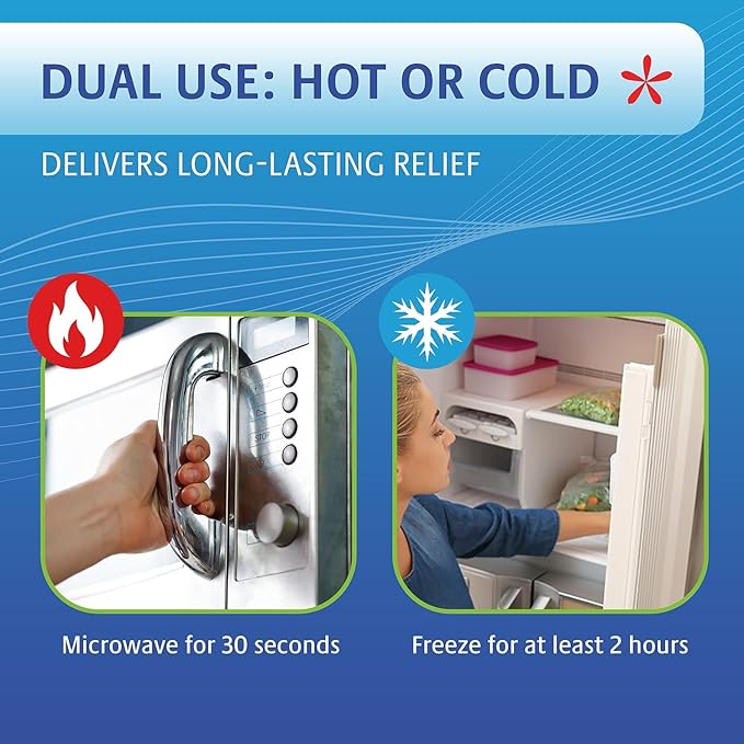 Reusable Ice Packs for Injuries – Large Flexible 14"x11" Gel Ice Pack for Knee, Back, Shoulder Pain Relief | Soft Cold Compress for Swelling | Reusable Hot & Cold Therapy Pack