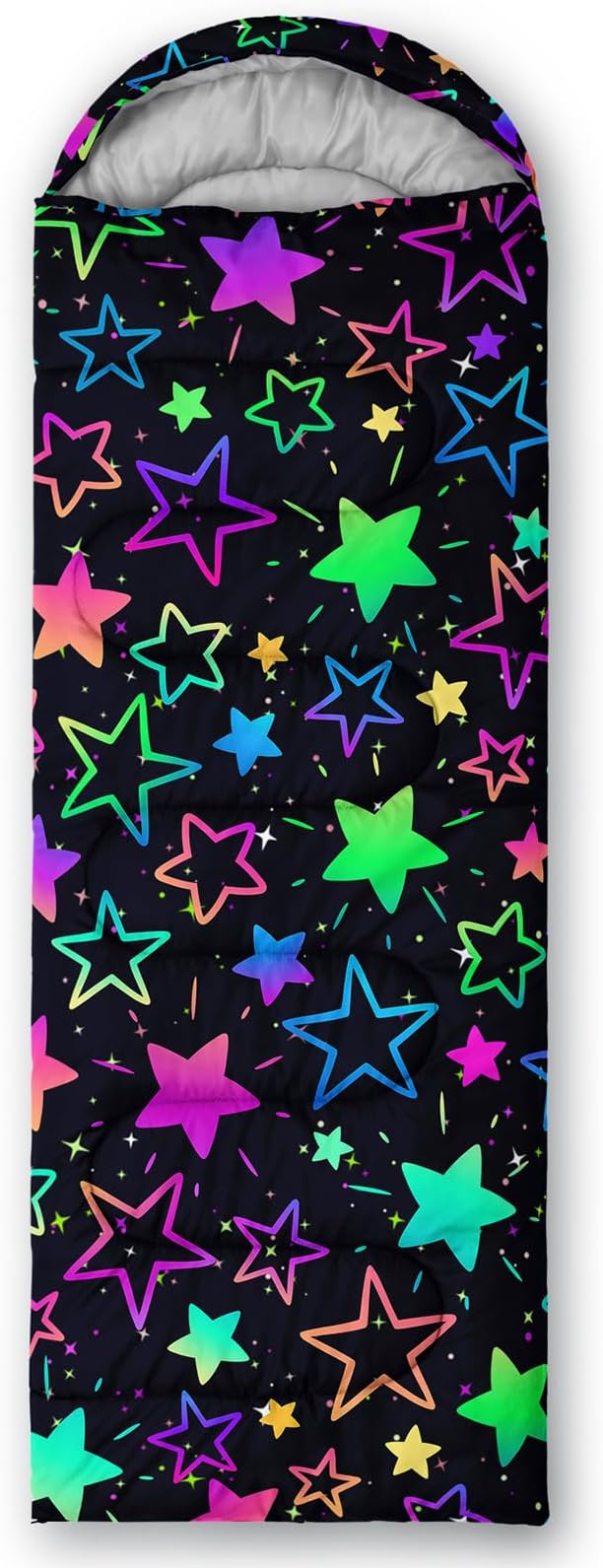 QOOMO Camping Sleeping Bags,3 Season Warm & Cool Weather,Lightweight,Waterproof Sleeping Bags for Adults & Kids,Traveling,and Outdoors,Camping Gear Equipment