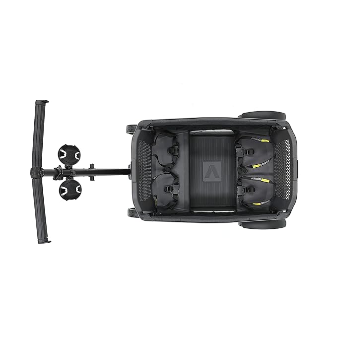 Veer All-Terrain Cruiser XL | Premium Off-Road Wagon Stroller for Babies, Toddlers, and Kids | Push/Pull/Push-Along Steering for Uneven Terrain | JPMA Certified | Lightweight and Collapsible | 4 Seats