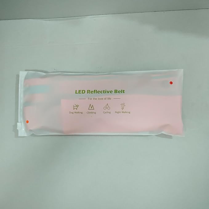 Reflective Sash Gear for Walking at Night,LED Reflective Belt Safety Lights,Lights for Night Dog Walking,High Visibility Type-C Rechargeable with Phone Holder for Men Women