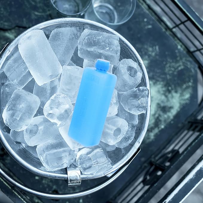 YARNOW 4pcs Ice Packs for Air Conditioner - Reusable Freezer Blocks, Easy to Use, Blue, 1.6 x 1.2 x 4.5 Inch