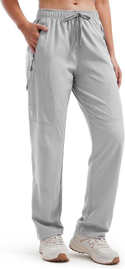Libin Women's Hiking Pants Lightweight Quick Dry Cargo Pants Casual Safari Work Travel Clothes Petite/Regular/Tall