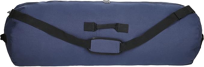 WHITEDUCK HOPLITE Heavy Duty Military Canvas Duffel Bag, Army Cargo Style, Foldable Tactical Outdoor Bag, Travel, Storage