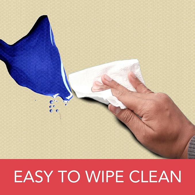 LAMINET Elastic Fitted Table Cover - Basketweave (Beige) - Oblong/Oval - Fits Tables up to 48 x 68”