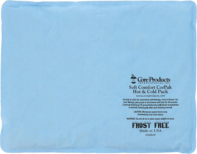 Core Products Soft Comfort CorPak, No Frost Hot and Cold Therapy Pack - 10" x 13", Made in The USA
