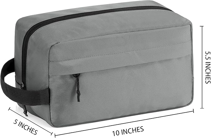 Vorspack Travel Toiletry Bag for Men - Hanging Toiletries Bag Water Resistant Dopp Kit Travel Bag for Toiletries Accessories
