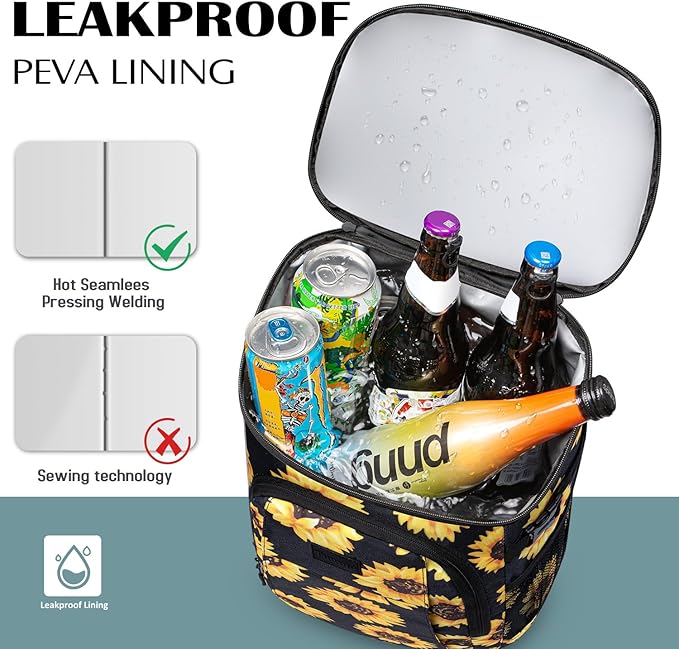 Tuwubi Cooler Backpack 35/42 Cans, Backpack Coolers Insulated Leak Proof for Men Women, Waterproof Soft Sided Lunch Camping Beach Travel Ice Chest Backpack Cooler Bag