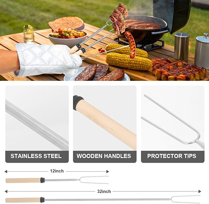 Essential Camping Utensils Set, Campers Mess Gear Kit, Portable Stainless Steel Kitchen Accessories, Must Have Car Travel Cutlery, Cookware Cooking Tools Equipment, Outdoor Survival for Men and Women