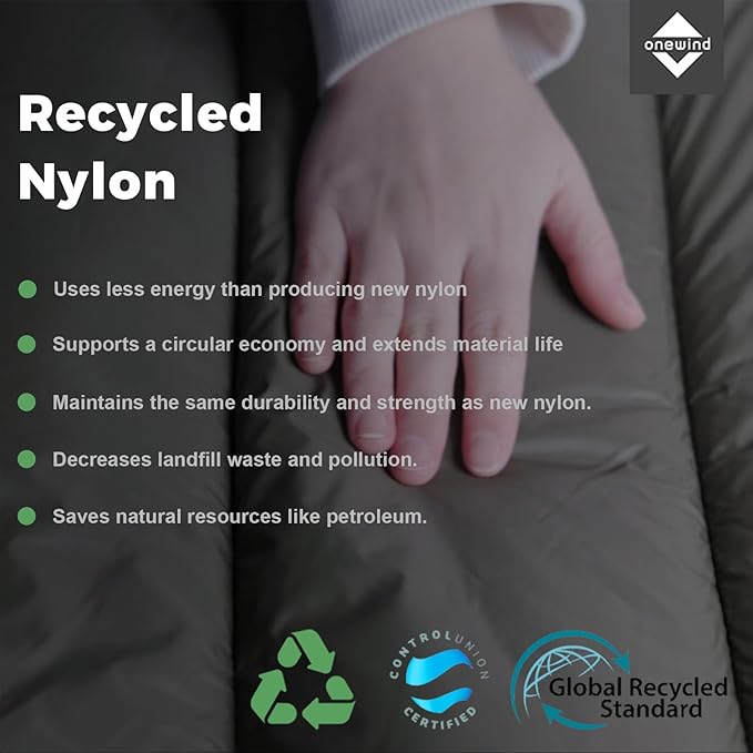 onewind Double Hammock Underquilt Warm Insulation Ultralight 3-4 Season Camping Quilt, Portable for Hiking, Backpacking