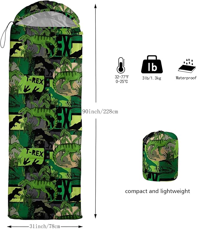 AILONEN Blue Glowing Basketball Sleeping Bag for Kids Boys,Warm and Cool Weather,Lightweight,Waterproof Backpacking,City Theme Ball Sports Sleeping Bag for Camping