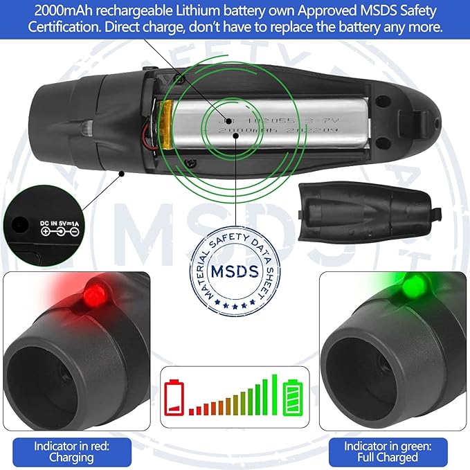 ZHT Electronic Whistles for Referees with USB Charging, 3 Tone High Volume Emergency Whistle for Referee Coaches Teacher, Outdoor Camping Hiking Boating Safety Whistles with Lanyard