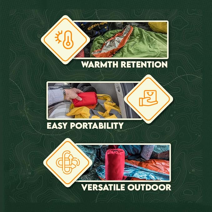 SE Survivor Series Emergency Sleeping Bag - EB122OR