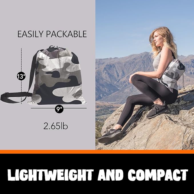 AlphaBeing Inflatable Lounger Beach Chair Accessories, Air Sofa Hammock Inflatable Couch for Camping Backyard Lakeside with Compression Sacks, Ideal Outdoor Gifts for Adults