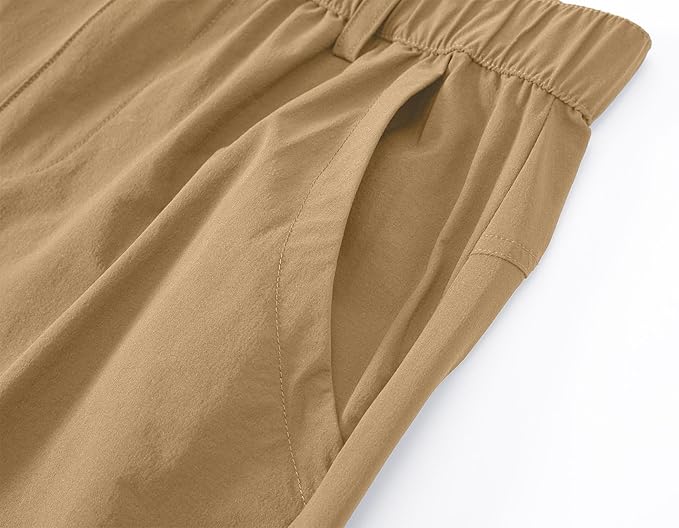 YSENTO Women's Hiking Pants Lightweight Stretch Quick Drying UPF 50 Camping Travel Work Cargo Pants 6 Pockets