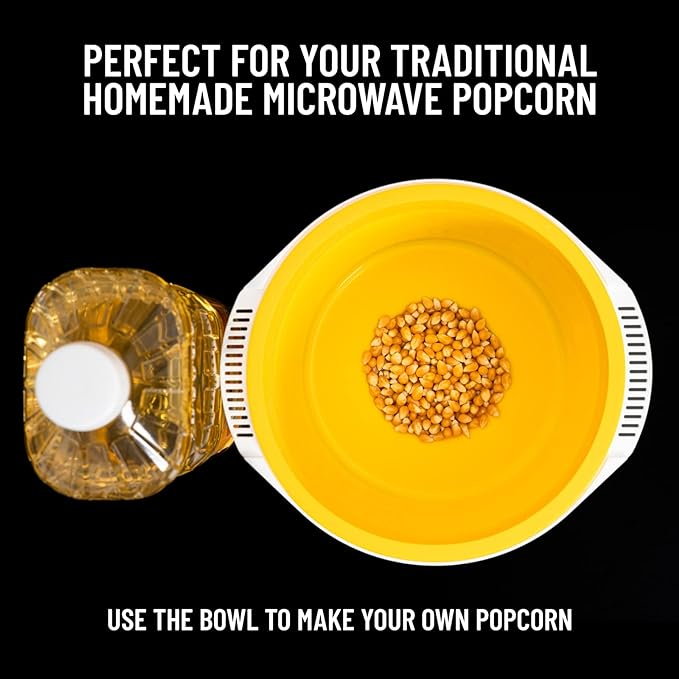 Opopop Gourmet Popcorn Gift Set - Variety 12-Pack Microwave Popcorn Kit, Collapsible Silicone Popcorn Popper, Gift Ready Packaging, Gluten Free Snacks Variety Pack, BPA-Free and Dishwasher Safe