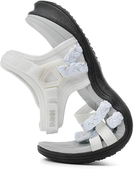 UBFEN Womens Hiking Comfort Sport Sandals Beach Vacation Camping Casual Sport Sandals with Adjustable Straps and Arch Support