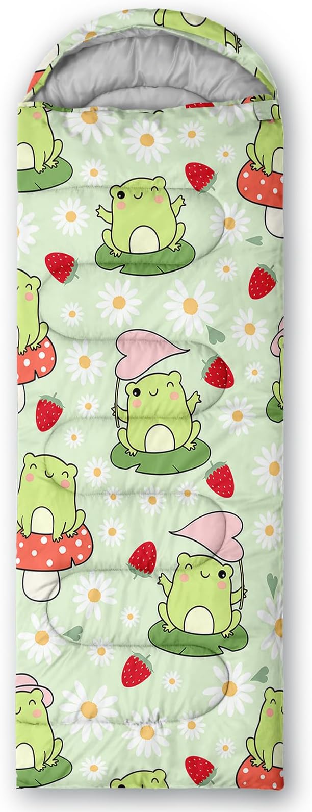 AILONEN Outer Space Astronaut Camping Sleeping Bags,Lightweight & Waterproof,3 Season Warm & Cool Weather,Cartoon Sleeping Bags for Kids,Boys Girls Travelling,Outdoors