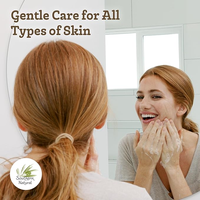 Southern Natural Goat Milk Soap Bar (Variety 3 Pack) Lavender, Lemongrass, Spa Fusion - For Dry Sensitive Skin. Natural Handmade Soap For Face and Body.(Each Bar 4-4.5 oz)