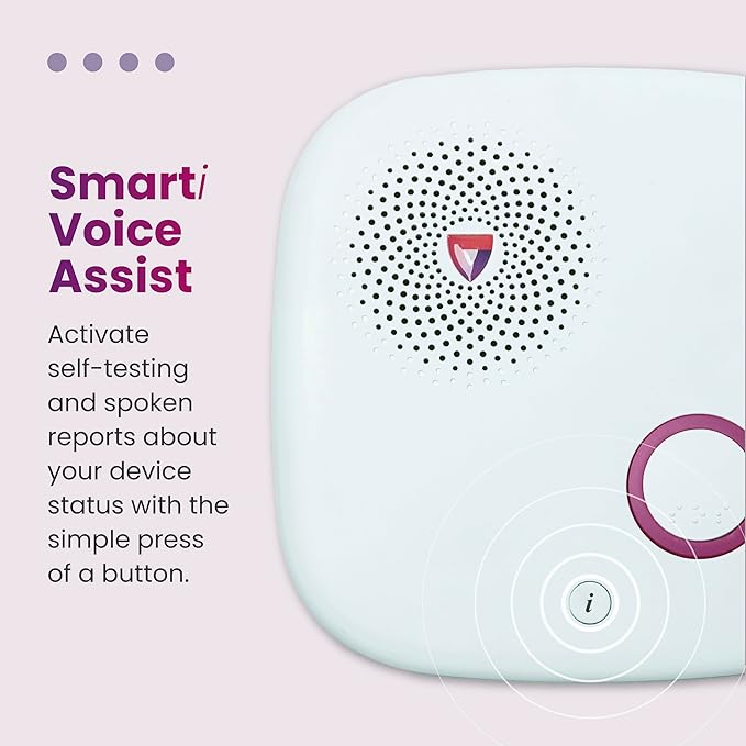 Medical Guardian MGHome Cellular | Medical Alert System for Seniors at Home, Caregiver Call Button | Fast, Reliable 4G Coverage & 24/7 Emergency Operator Care | Monthly Subscription Required