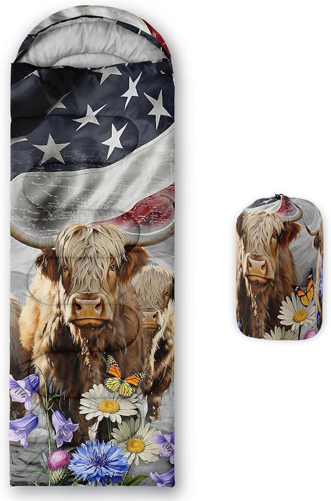 Print sleeping bag,sleeping bags,Outdoor Camping Sleeping Bag，Suitable For Children Boys And Girls Portable,Waterproof,Compact And Lightweight,Great For Outdoor Camping,Backpacking And Hiking