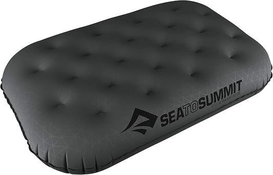 Sea to Summit Aeros Ultralight Inflatable Camping and Travel Pillow, Deluxe (22 x 14), Grey
