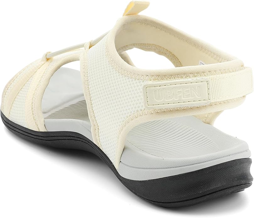 UBFEN Womens Hiking Sandals Comfortable Walking Sandals Summer Sport Breathable Arch Support