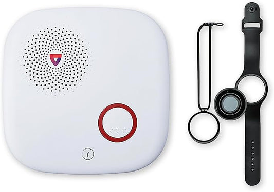 Medical Guardian MGHome Cellular | Medical Alert System for Seniors at Home, Caregiver Call Button | Fast, Reliable 4G Coverage & 24/7 Emergency Operator Care | Monthly Subscription Required