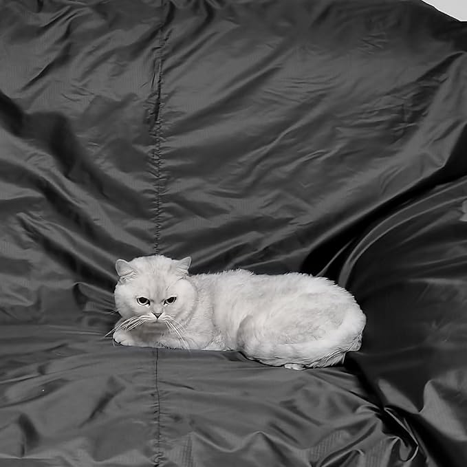 DUKUSEEK Stadium Blanket for Outdoor Sports, Waterproof Hooded Blankets, Windproof Warm Fleece Blankets for Camping Stadium, Beach, Picnic, Concerts, Car, Dog, 79x58