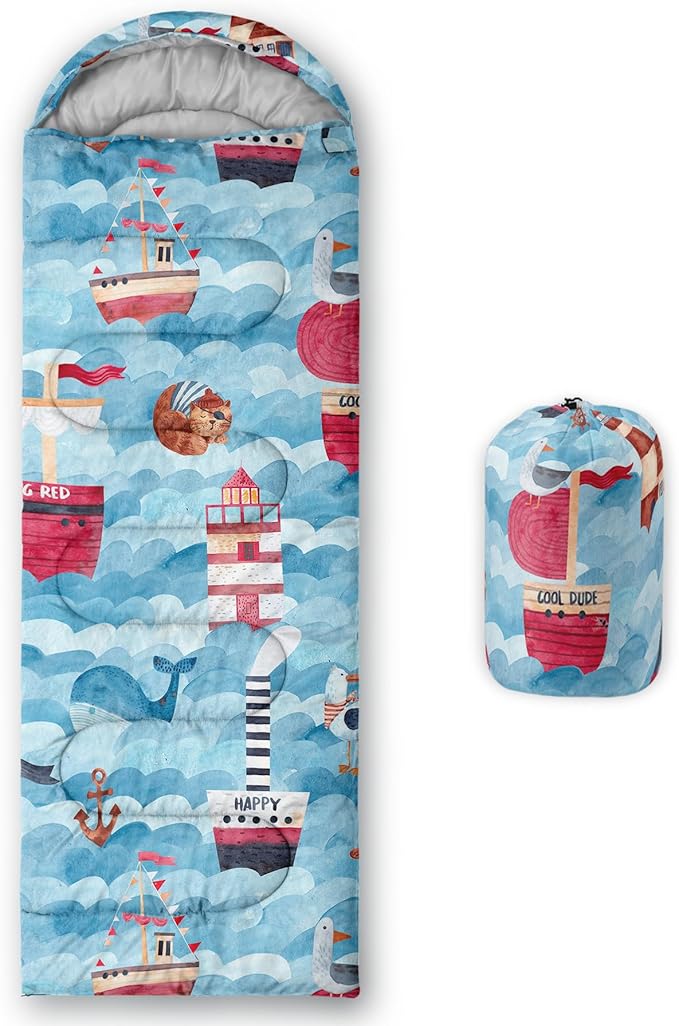 CVHOUSE Camping Sleeping Bags,3 Season Warm & Cool Weather,Lightweight,Waterproof Sleeping Bags for Adults & Kids,Traveling,and Outdoors,Camping Gear Equipment