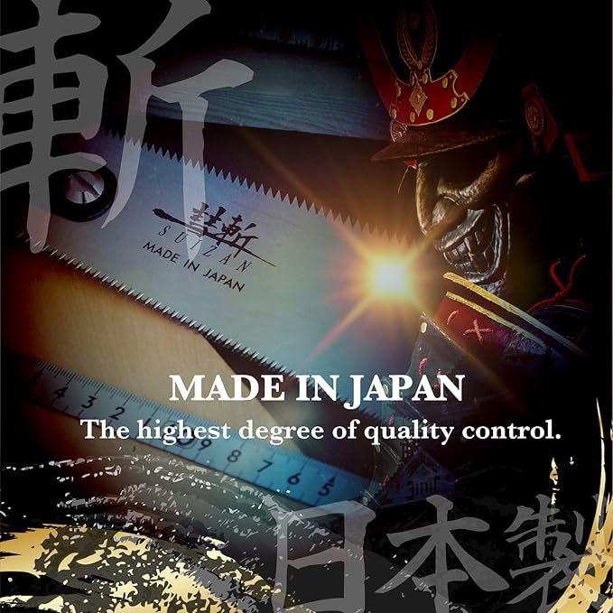 SUIZAN Folding Ryoba Double Edge Saw 9.5" - Professional Japanese Pullsaw Handsaw Woodworking Tools