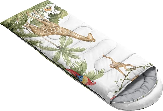 QOOMO Camping Sleeping Bags,3 Season Warm & Cool Weather,Lightweight,Waterproof Sleeping Bags for Adults & Kids,Traveling,and Outdoors,Camping Gear Equipment