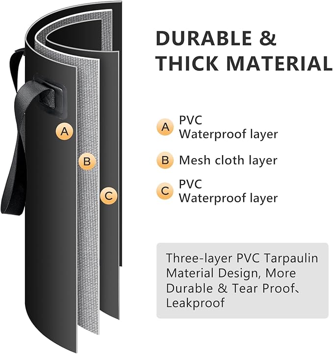 Solar Shower Bag, 5 Gal/3 Gal Solar Heating Camping Shower Bag, On-Off Switchable Shower Head, Portable Shower with Thick Tarpaulin for Camping, Surfing, Outdoor Traveling, No Tear & Leak