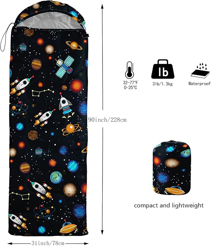 BailiPromise Camping Sleeping Bags,3 Season Warm & Cool Weather,Lightweight,Waterproof Sleeping Bags for Adults & Kids,Traveling,and Outdoors,Camping Gear Equipment