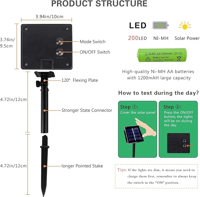 SANJICHA Pink Extra-Long Solar String Lights, 2-Pack 400 LED Solar Valentine Day Lights, Waterproof Copper Wire 8 Modes Solar Twinkle Fairy Lights for Mother's Day Tree Garden Party Wedding (Pink)