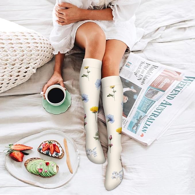 6 Pack Copper Compression Socks for Women and Men Circulation-Best Support for Medical, Running,Nursing,Athletic