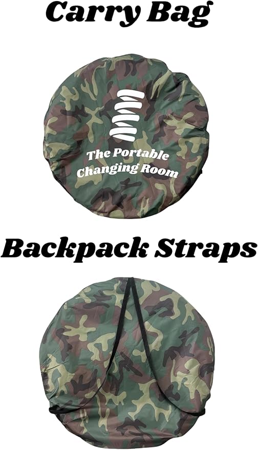 Portable Changing Room, Pop Up Pod - Privacy Tent, Dressing Room Tube or Portable Toilet Stall with Carry Bag for Camping, Beach, or Outdoor by The Portable Changing Room