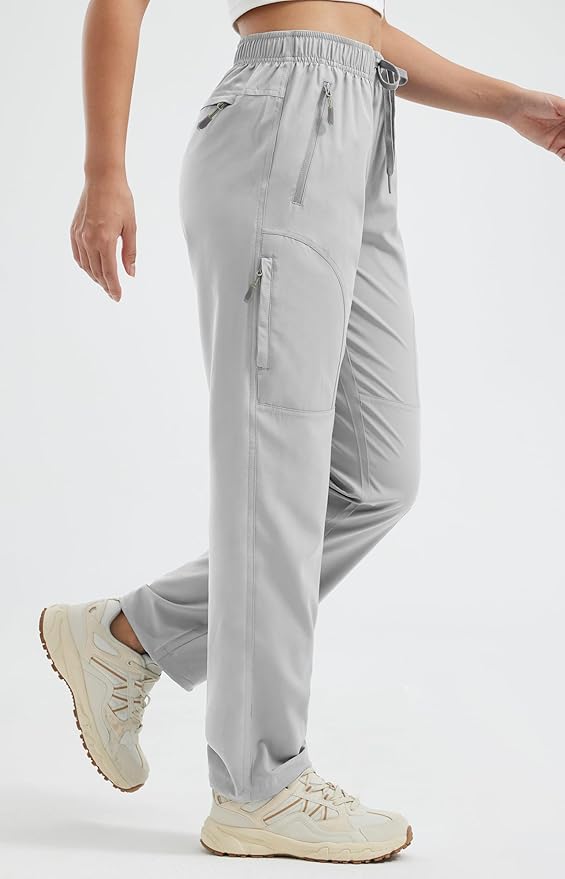 Libin Women's Hiking Pants Lightweight Quick Dry Cargo Pants Casual Safari Work Travel Clothes Petite/Regular/Tall