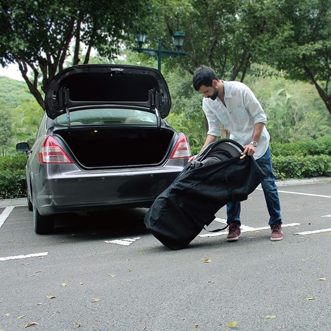 INFANZIA 45 inch Duffel Travel Sports Equipment Bag, 2PCS Long Luggage Bag with Upgrade Zipper Water Resistant, Extra Large Foldable Storage Bag for Camping, Tent, Tripod, Fishing