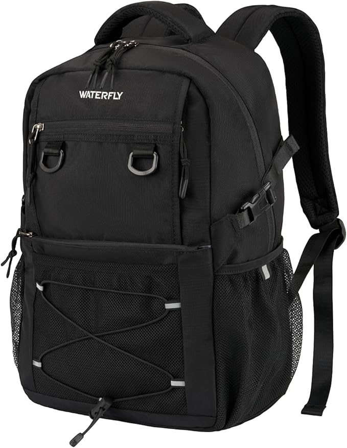 WATERFLY Travel Hiking Casual Backpack: 22L Lightweight Everyday Outdoor City Daypack College Bookbag for Woman Man