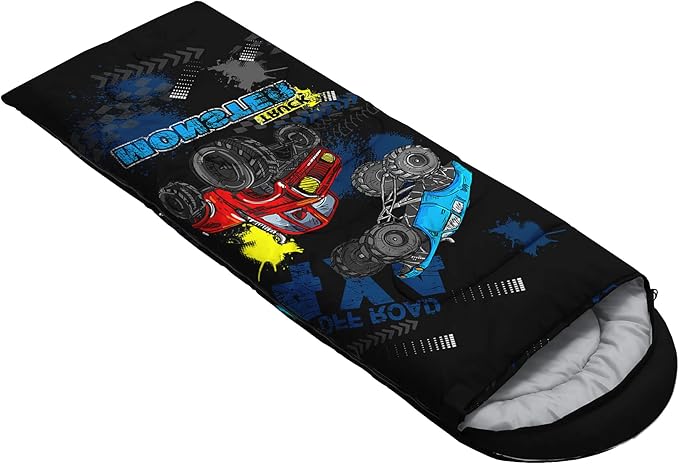 QOOMO Camping Sleeping Bags,3 Season Warm & Cool Weather,Lightweight,Waterproof Sleeping Bags for Adults & Kids,Traveling,and Outdoors,Camping Gear Equipment