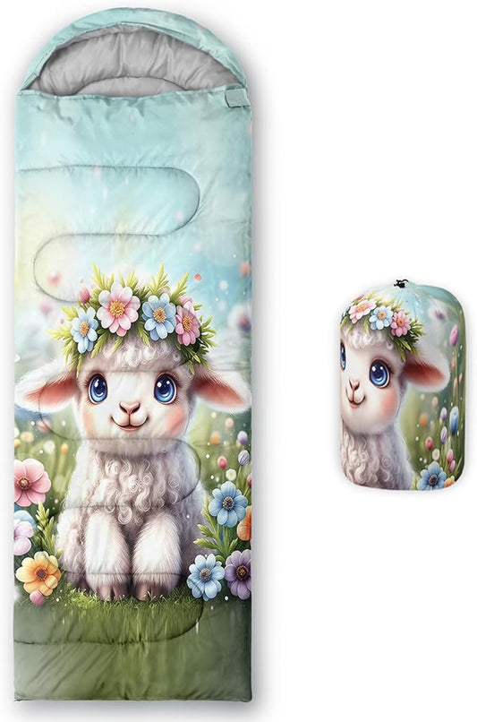 Sea Turtle Sleeping Bag for Kids Boys Girls,Ocean Themed Camping Gear,Waterproof Compact Sleeping Bag for Camping Backpacking Outdoor Hiking.