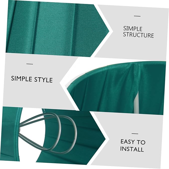 1pc Stylish Cloth Lampshade for Ceiling Table and Floor Lamps Clip Design Easy Installation Decorative Accessory