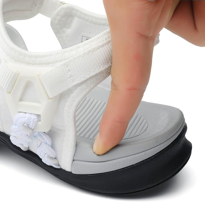 UBFEN Womens Hiking Comfort Sport Sandals Beach Vacation Camping Casual Sport Sandals with Adjustable Straps and Arch Support