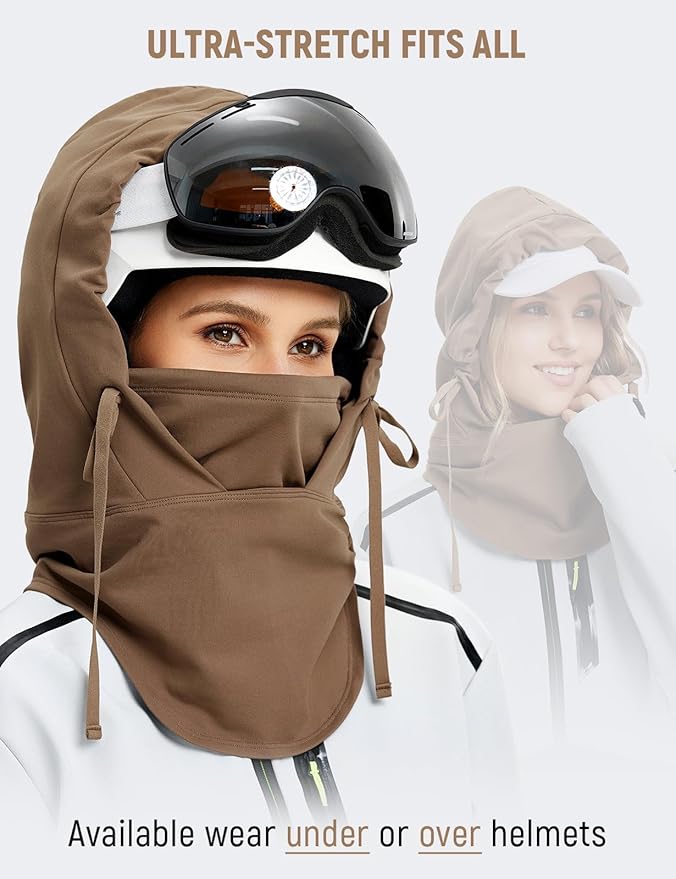 baleaf Balaclava Ski Mask Winter Water Resistant Face Mask for Women Men Cold Weather Gear Skiing Snowboarding Neck Gaiter