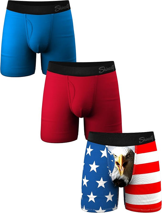 Shinesty Hammock Support Mens Boxer Briefs with Pouch