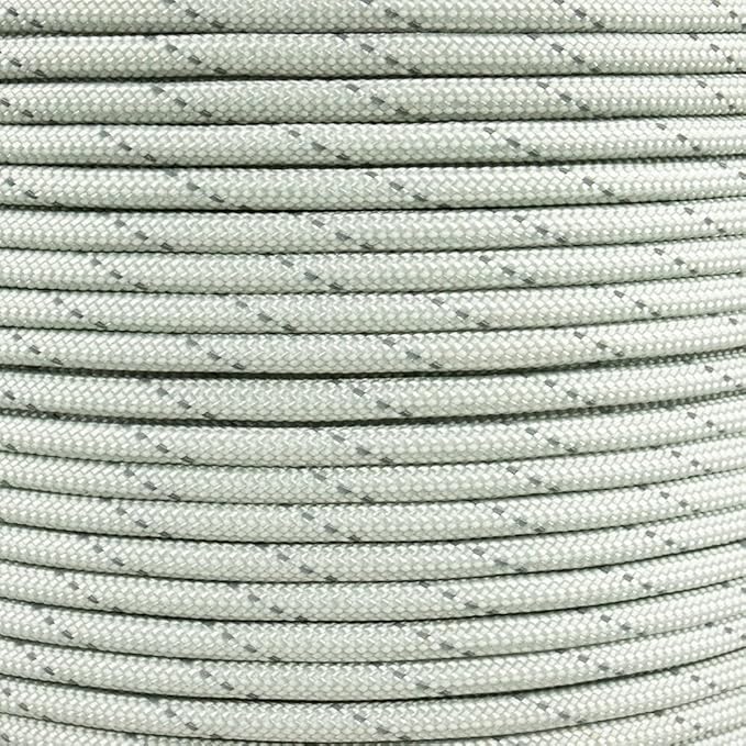 Paracord Planet Reflective 550lb Paracord – 7 Strand Type III Nylon Parachute Cord for Outdoor Visibility, Hiking, and Crafting – 30+ Colors and 4 Length Options