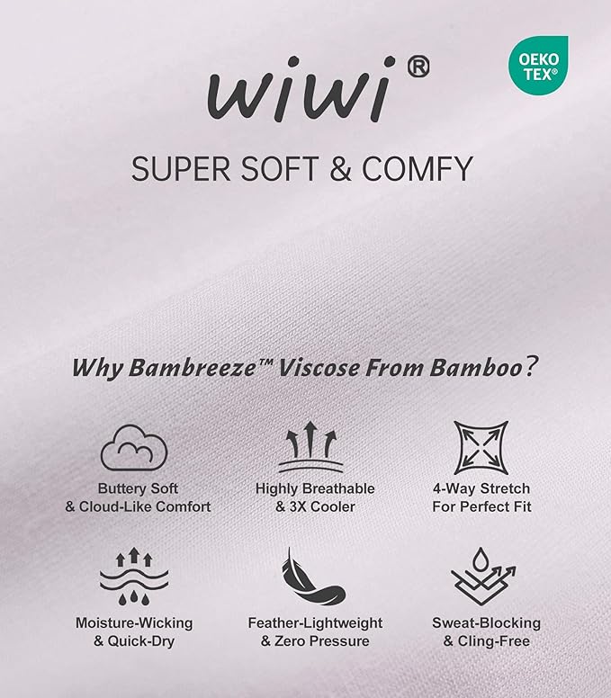 WiWi Soft Viscose from Bamboo Underwear for Women Thermal Long Johns Sets Super Warm Base Layer Top Pants Pajamas Set S-3X