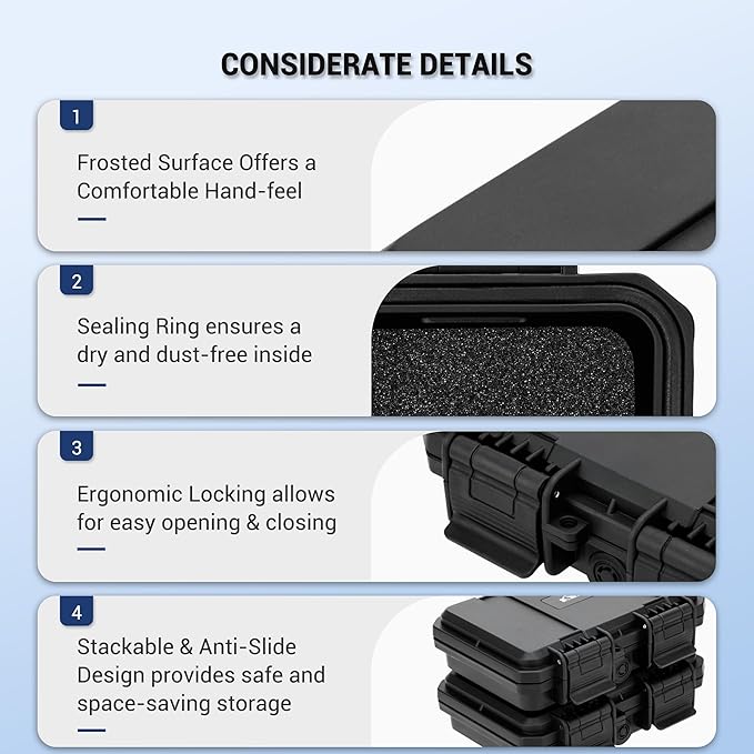 KIWIFOTOS 65 Slots Coin Cell Battery Case for CR2032 CR2016 CR2025 LR44 CR2320 CR2325 CR2330 CR2354 CR2430 CR2450 & LR41 AG13 Button Battery Holder Organizer IP67 Waterproof