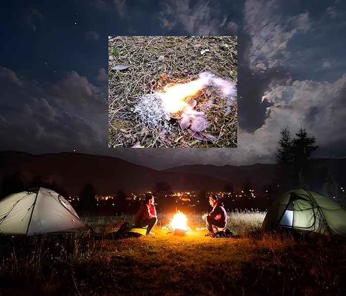 eGreen Magnesium Shavings – 10/15/20/25/30 Bag Fire Starter Packs – 99% Pure Magnesium for Camping, Hiking, Emergency, Survival Kits – Lightweight & Quick Ignition for Wet Conditions (10 x Mg)